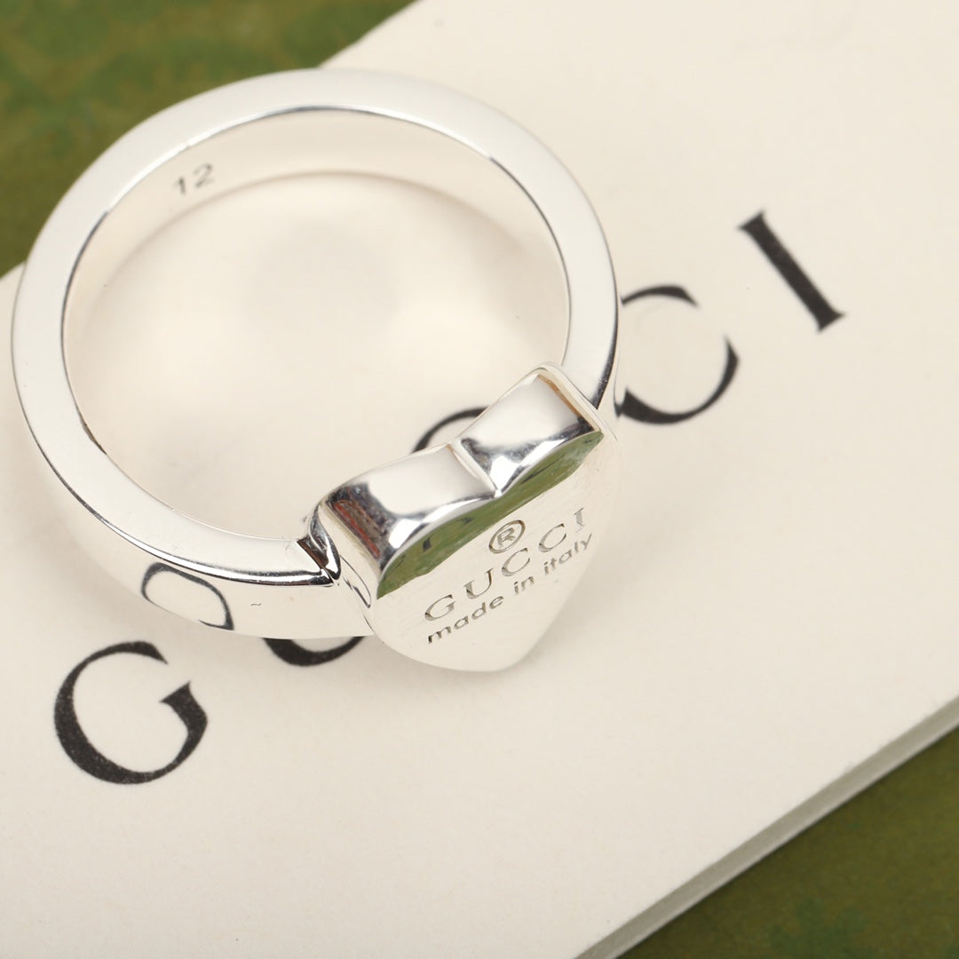 gg silver love ring jza111
