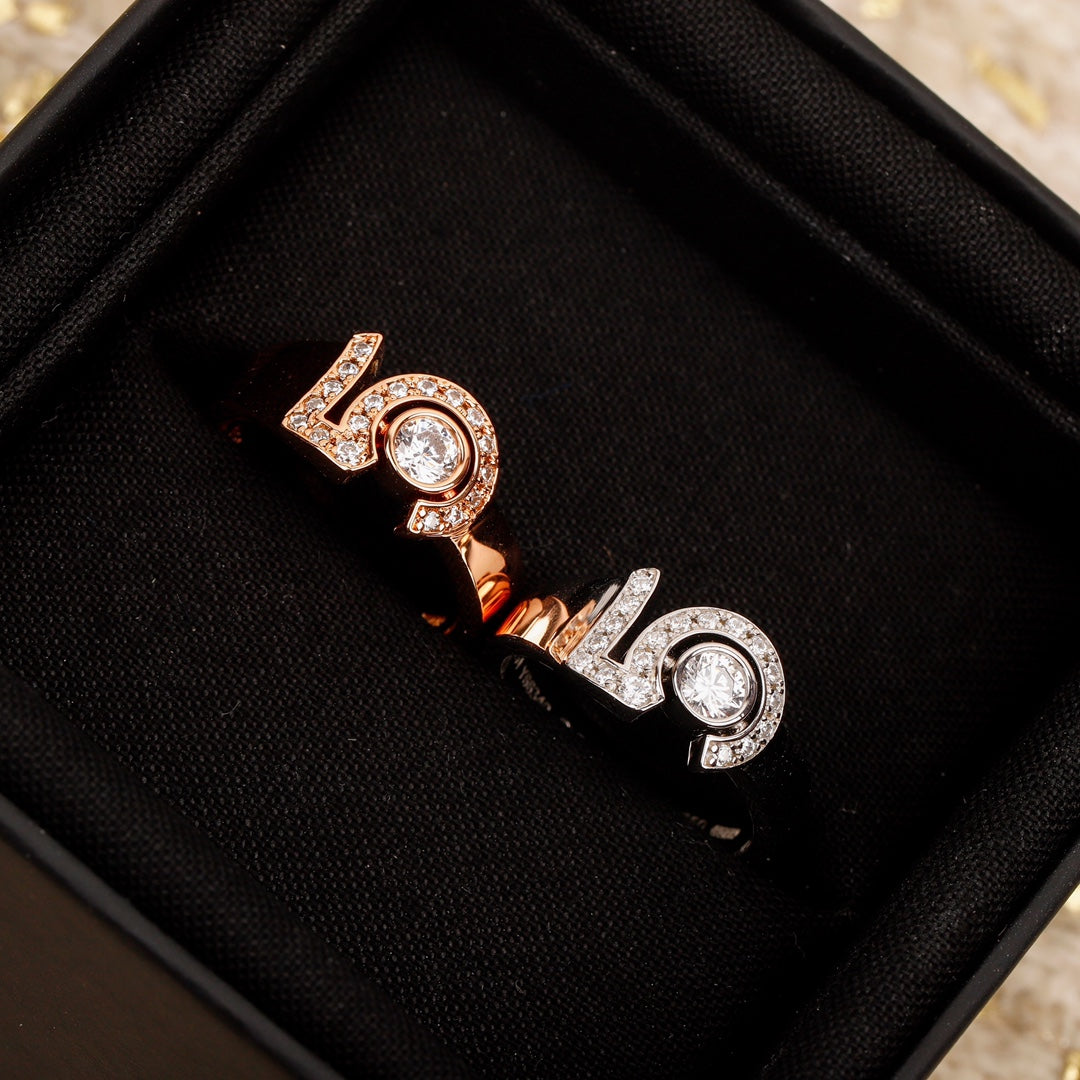 cha n 5 platinum diamond ring jza116