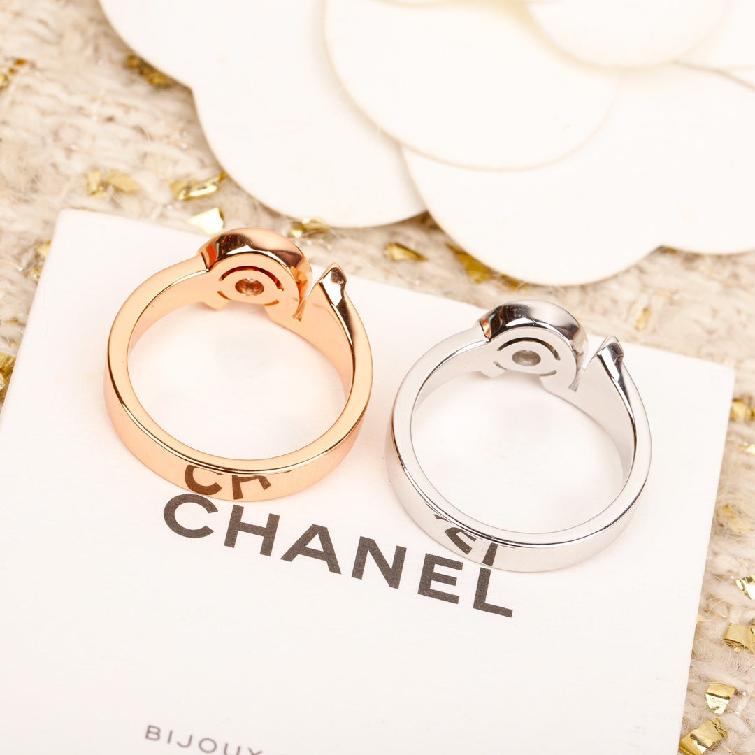 cha n 5 platinum diamond ring jza116