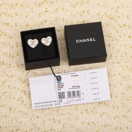 CHA Small Love Double C Earrings EHA320