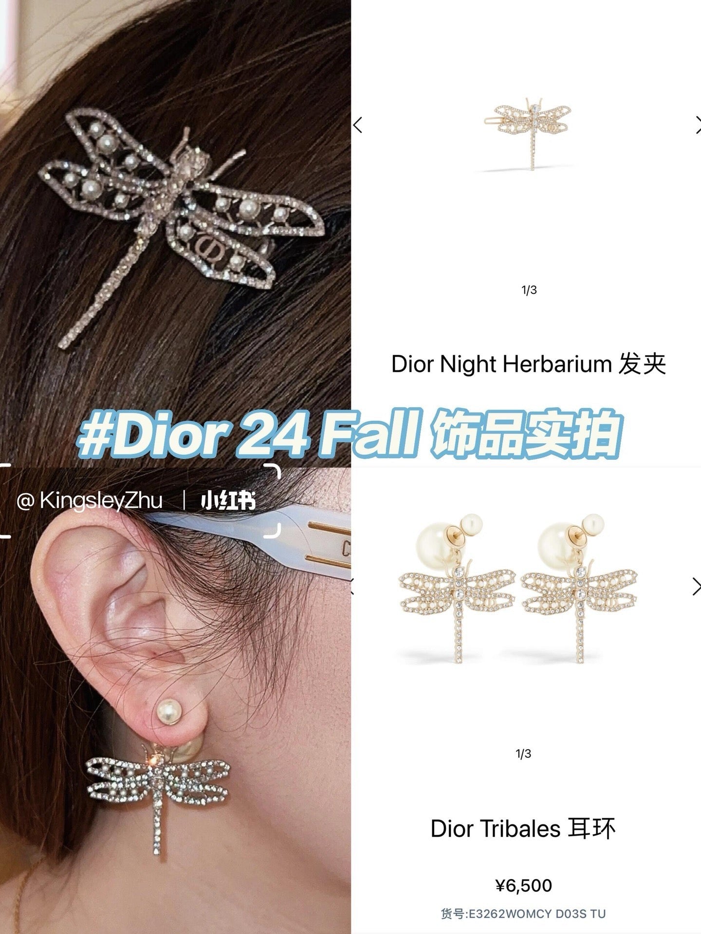 hollow dragonfly pearl silver earrings eha226
