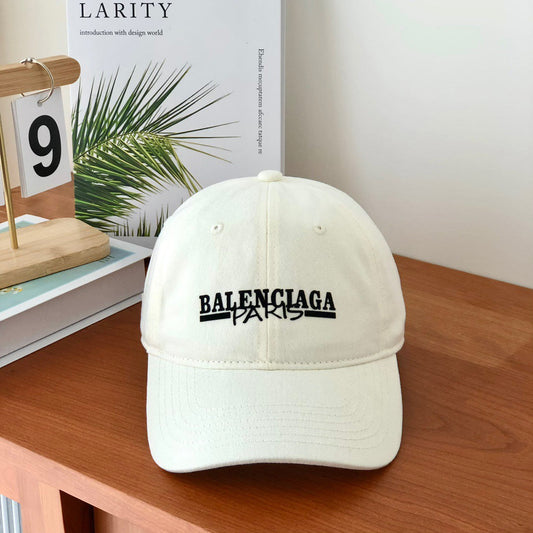 balenciaga sun protection enlarged duckbill cap wide brimmed baseball cap mza63