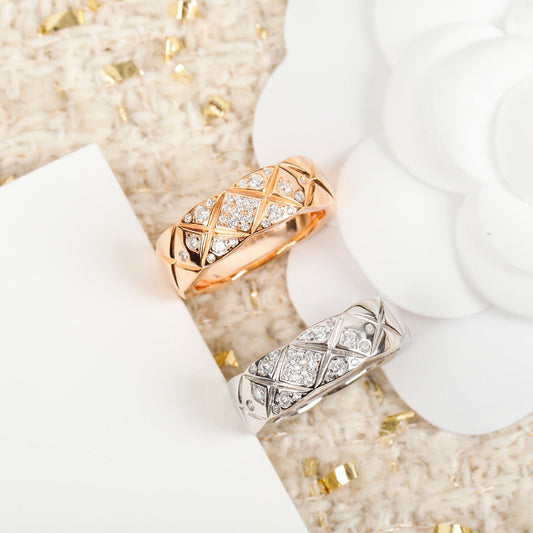 cha platinum diamond grid ring with diamond jza93
