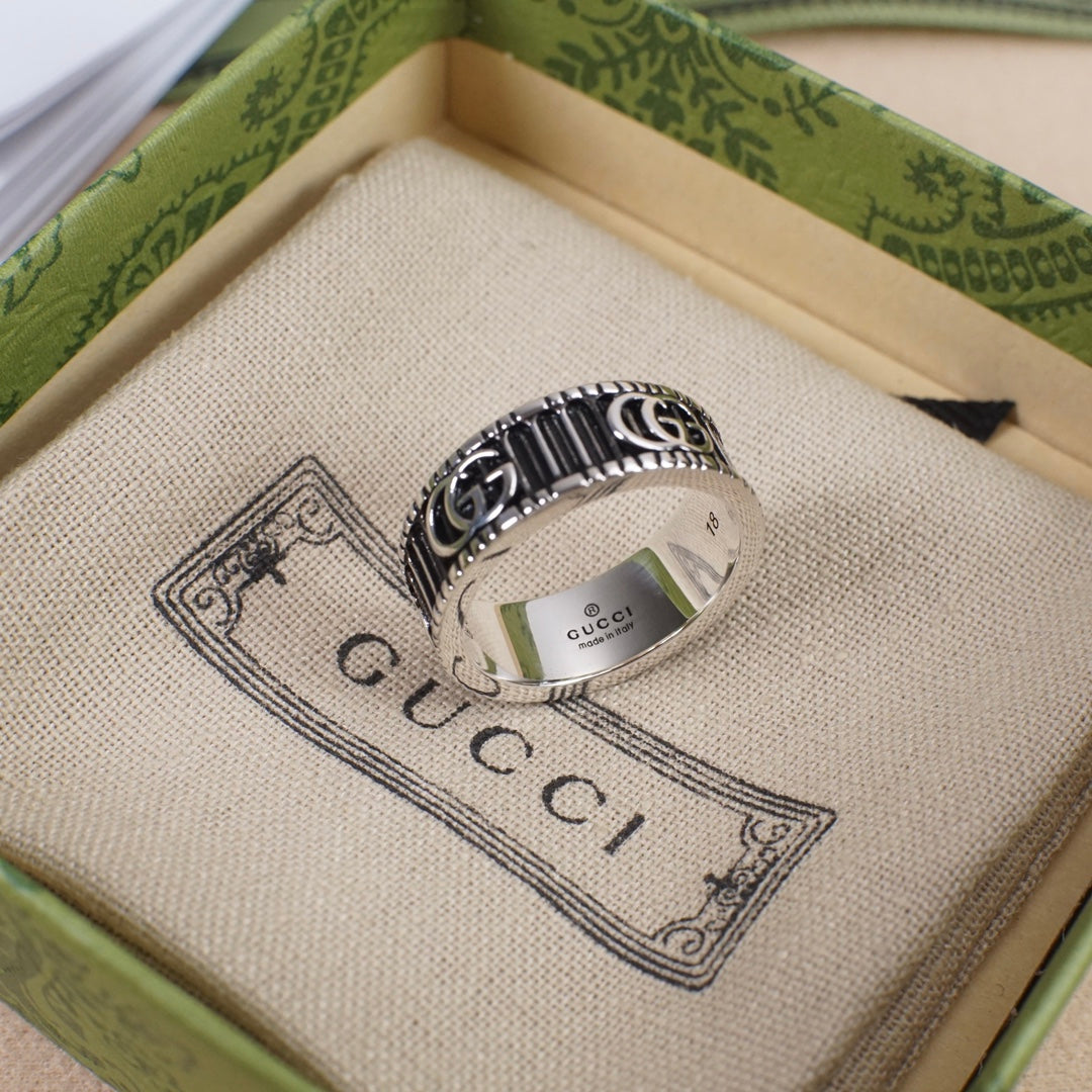 gg marmont series double g stripe ring jza118
