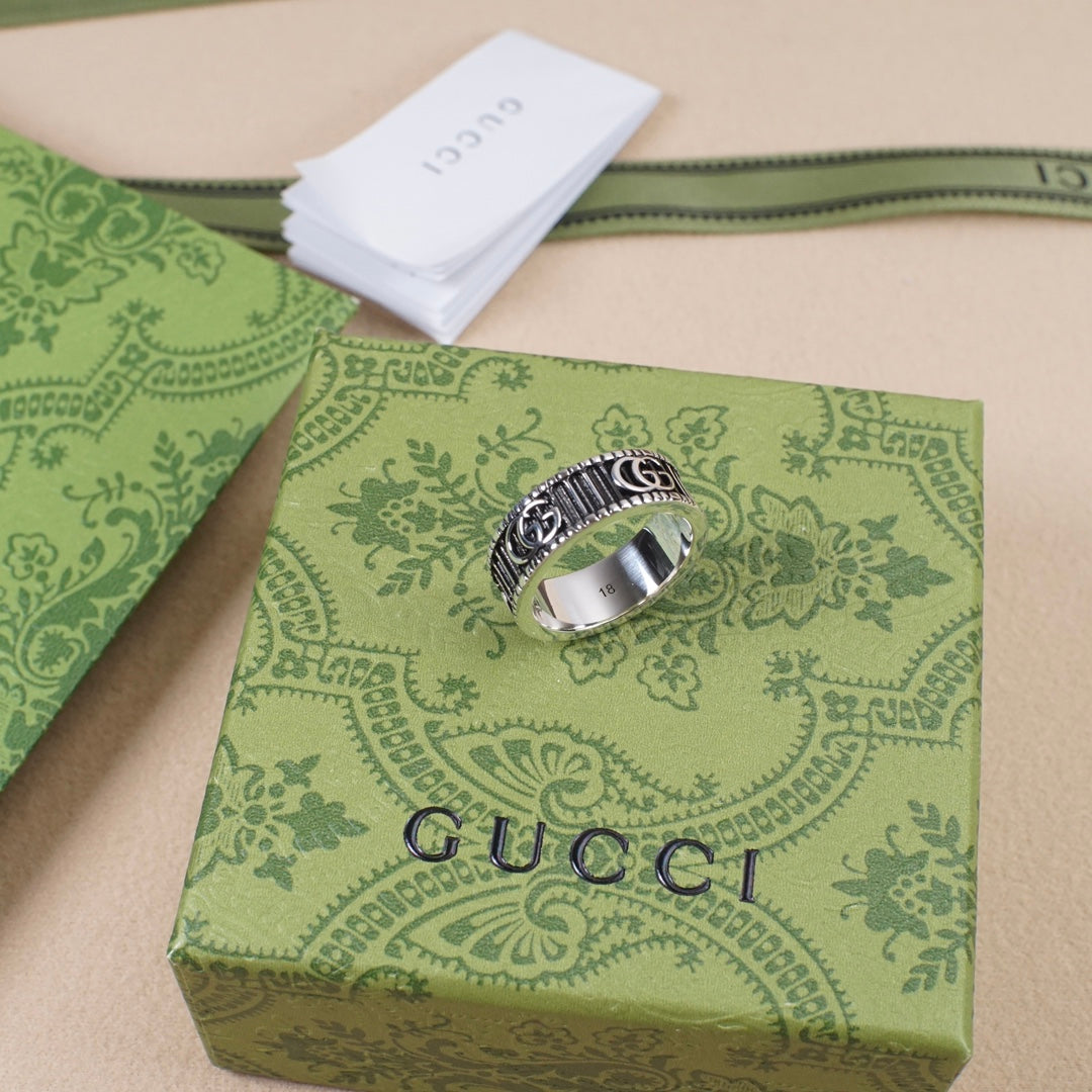 gg marmont series double g stripe ring jza118