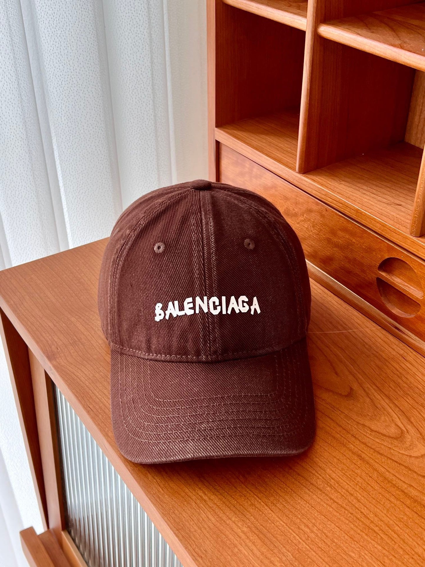 balenciaga casual washed baseball cap mza65