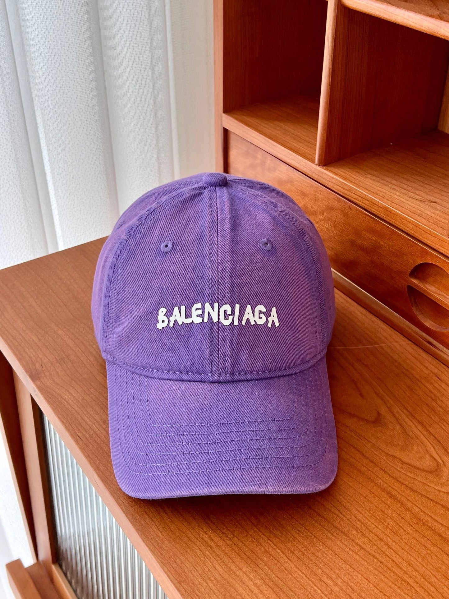 balenciaga casual washed baseball cap mza65