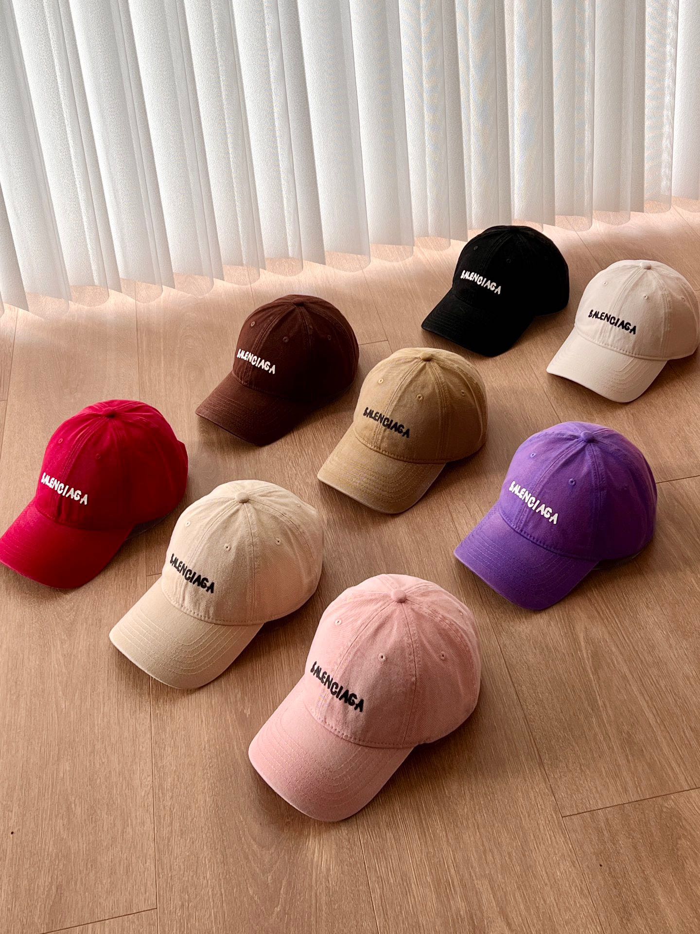 balenciaga casual washed baseball cap mza65