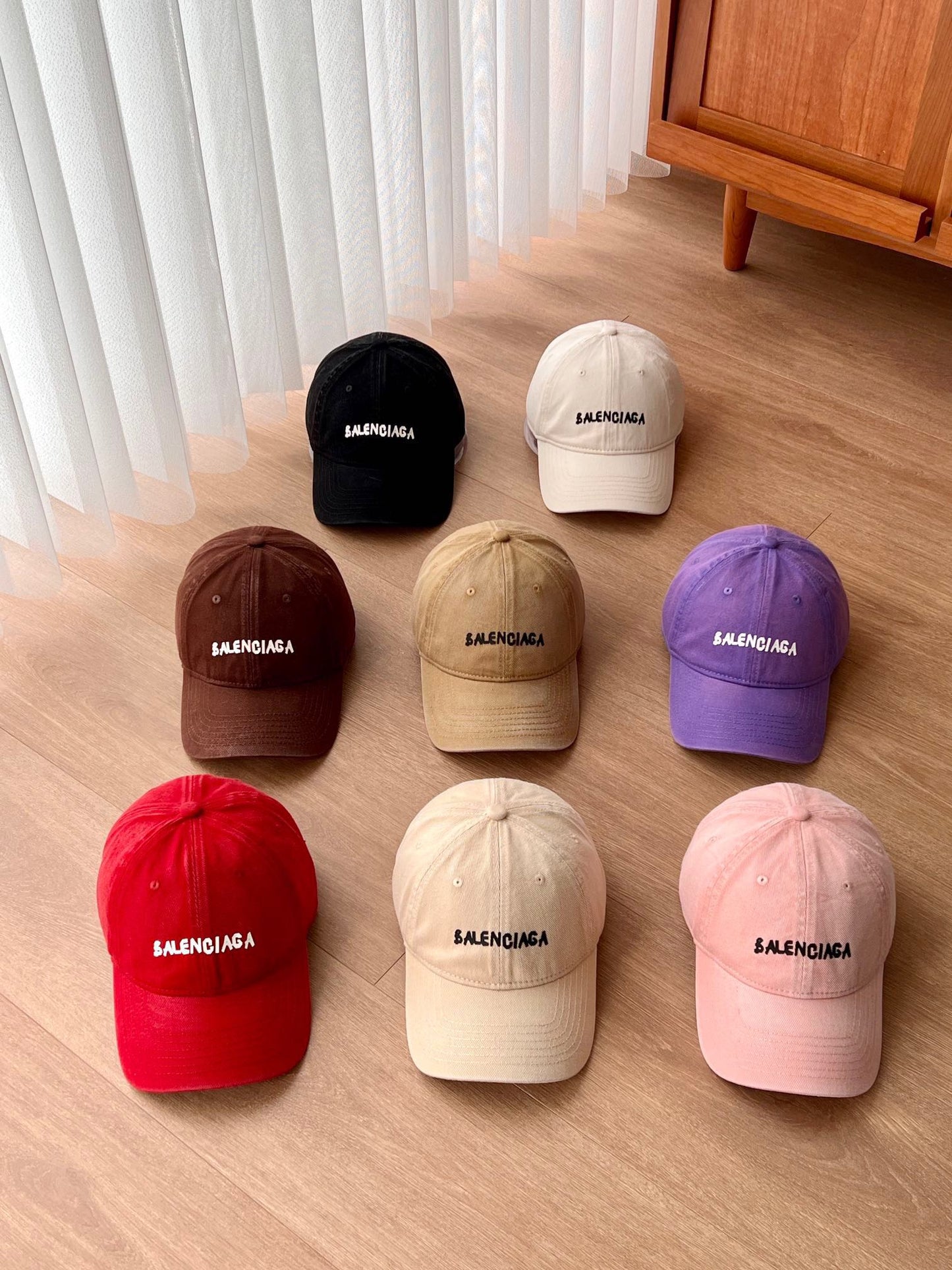 balenciaga casual washed baseball cap mza65