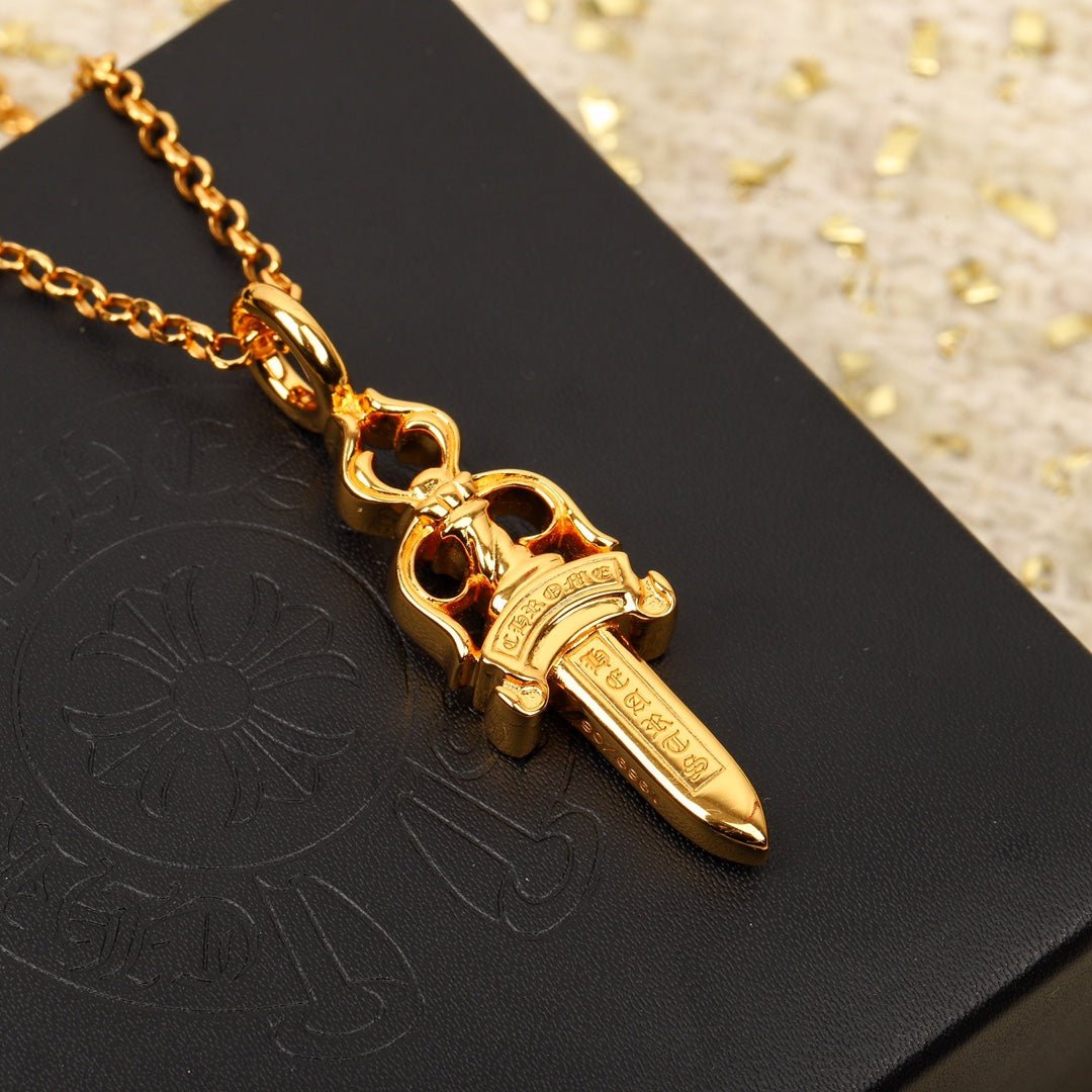 22k Gold Cross Gold Necklace XLA275