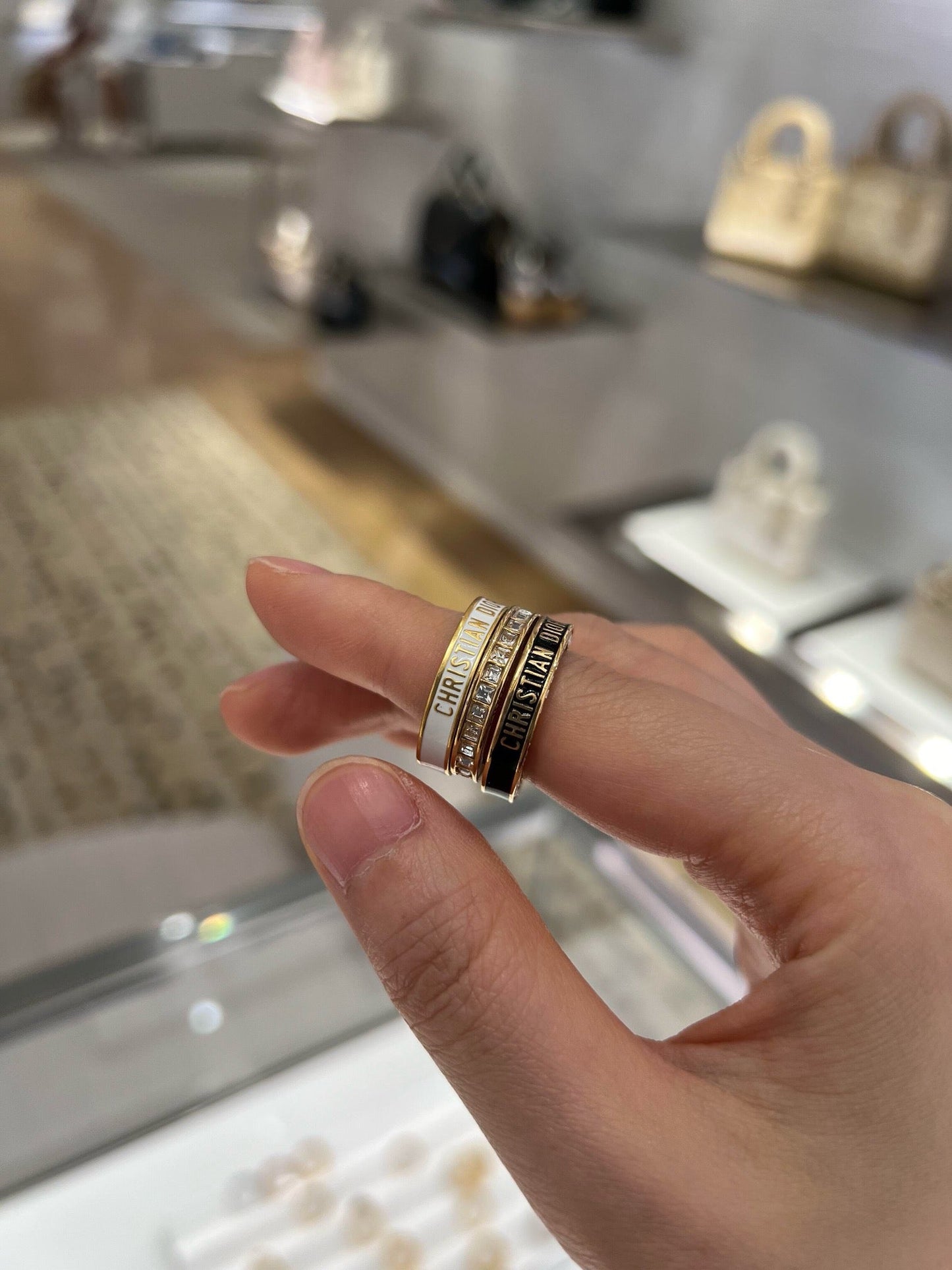 golden drip oil diamond ring jza105