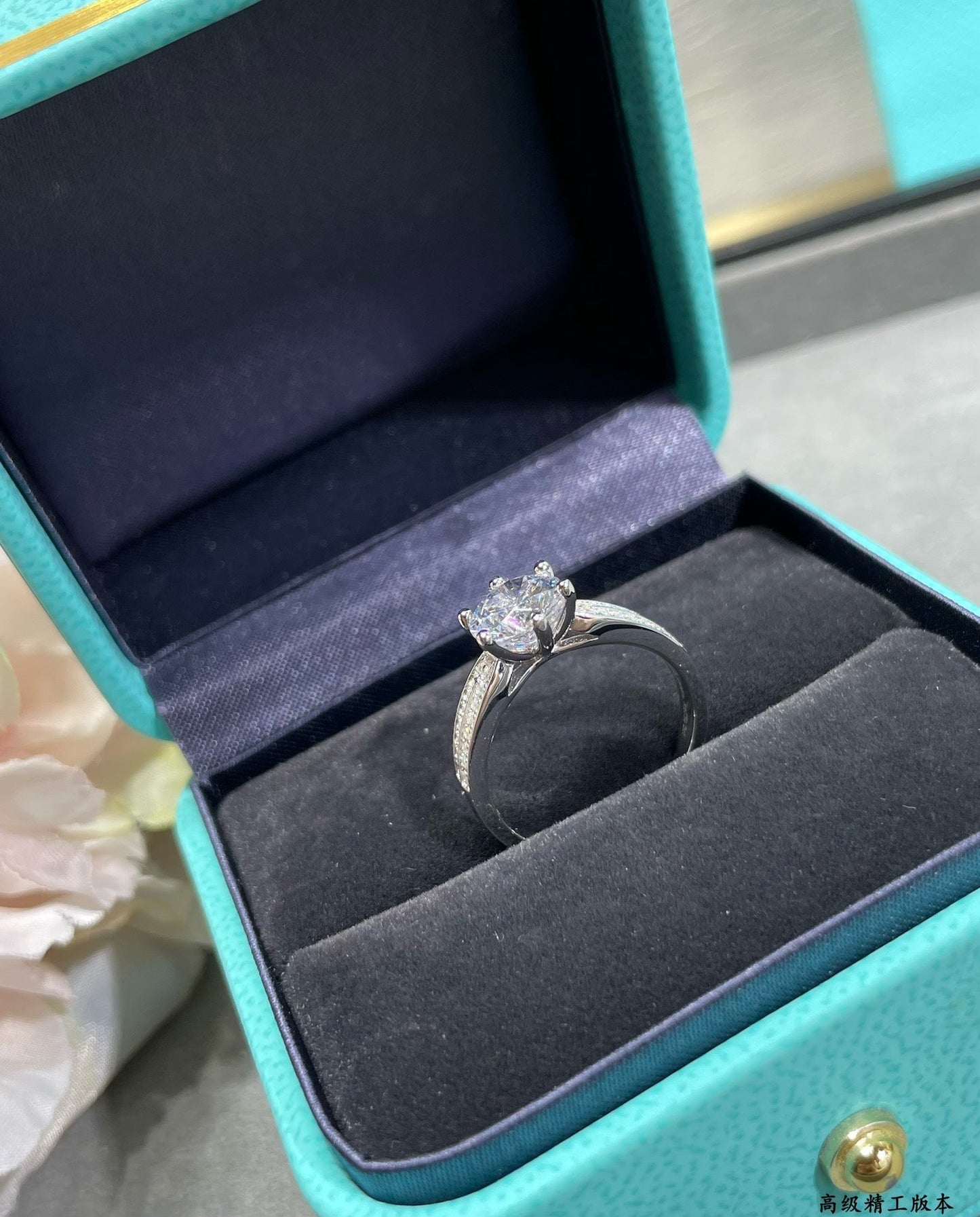 starlight six claw ring 2 carat diamond ring jza117