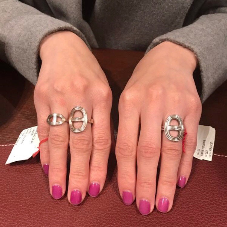 h fashion pig nose silver ring jza119