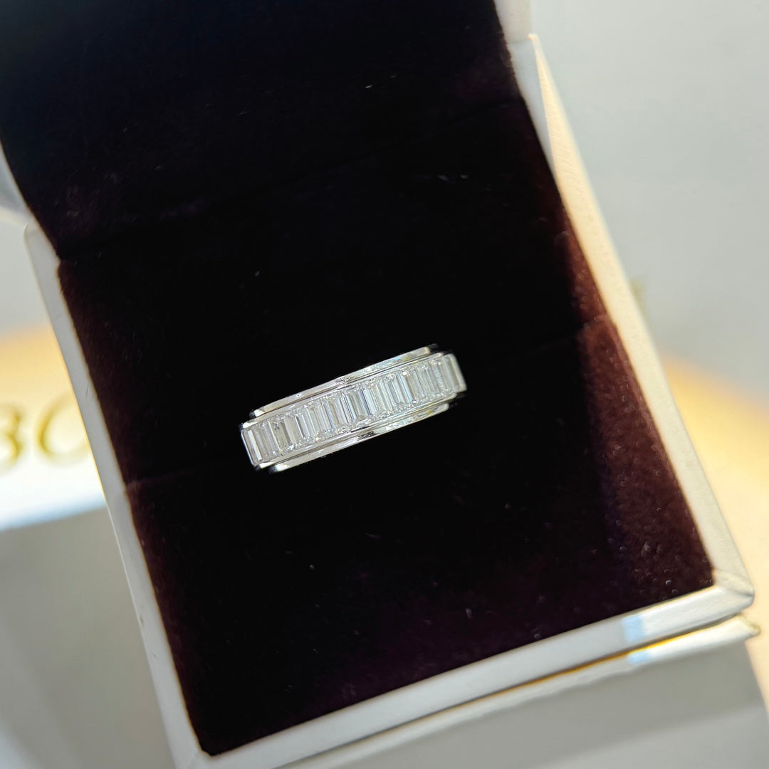 platinum ladder square diamond comes to operate ring jza104