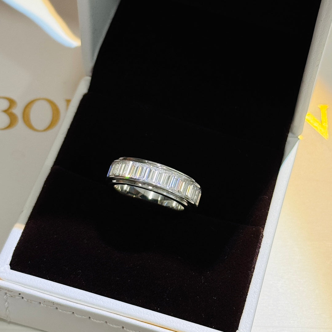 platinum ladder square diamond comes to operate ring jza104