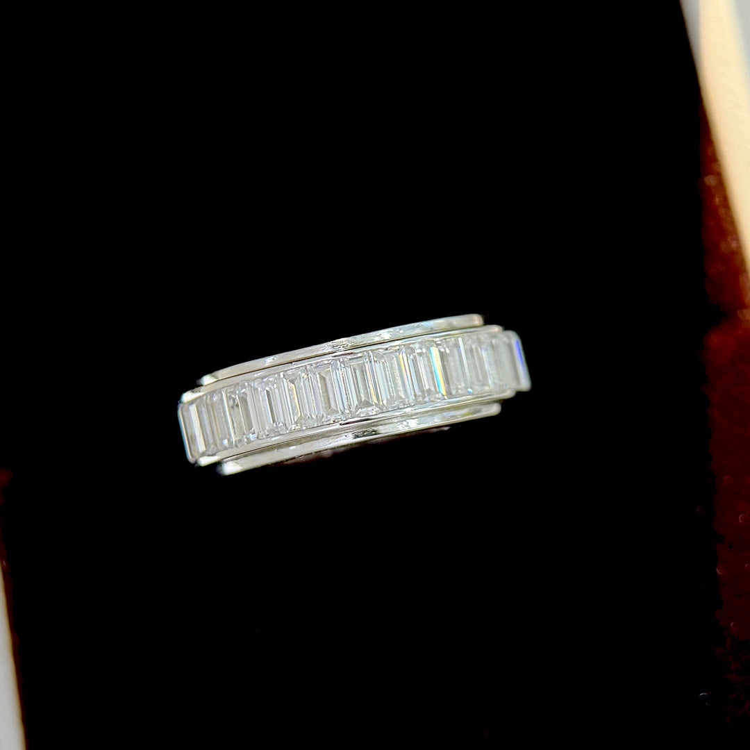 platinum ladder square diamond comes to operate ring jza104