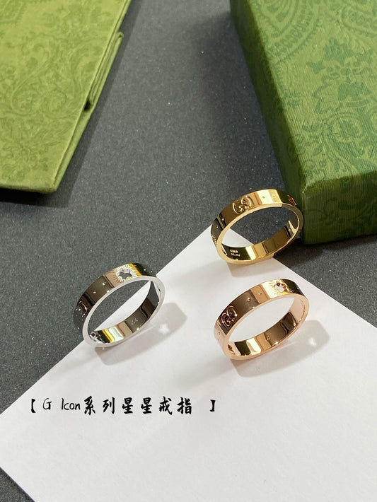 ggv gold star gold tri color ring jza149