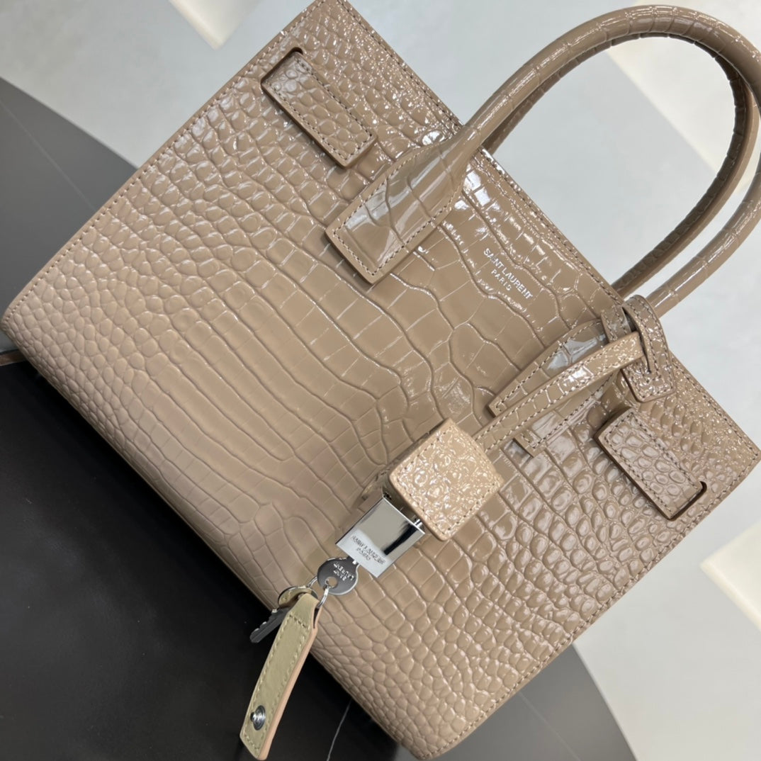 SL 26CM crocodile leather crossbody handbag 421863