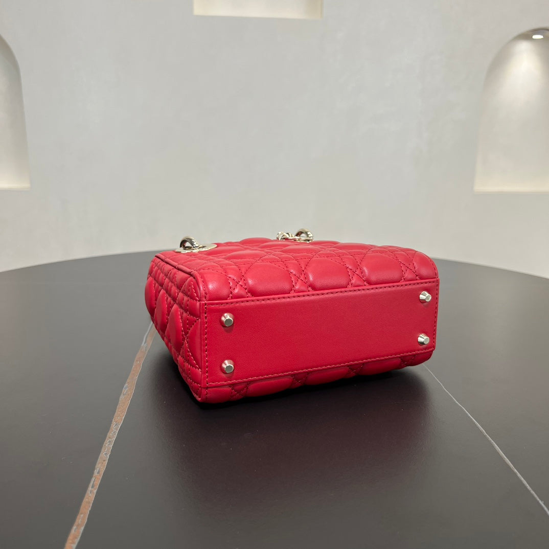 dior 17cm red vine pattern cross handbag bag 278130