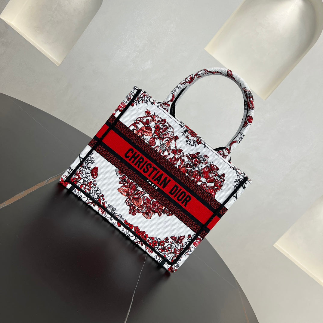 26cm small tote old flower handheld shoulder bag 280626