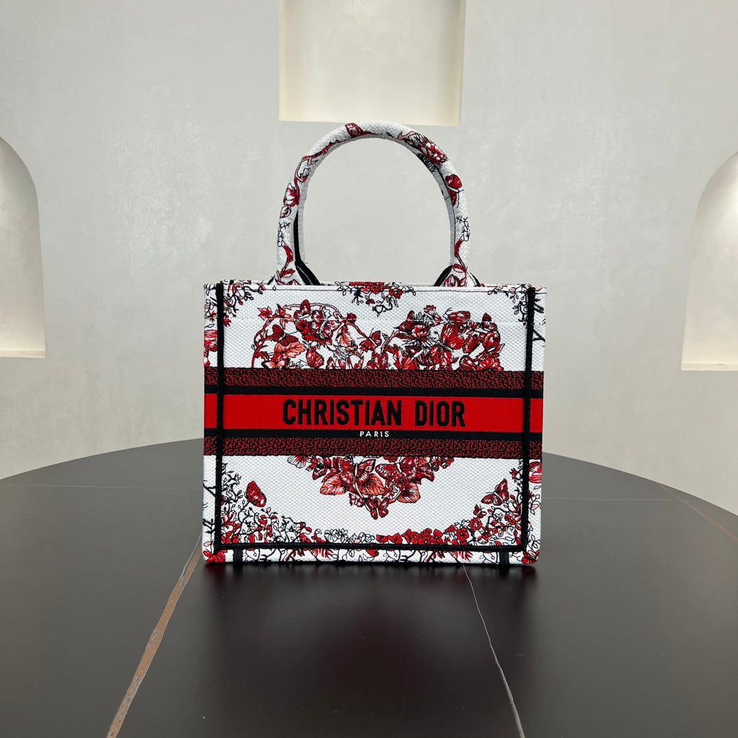 26cm small tote old flower handheld shoulder bag 280626