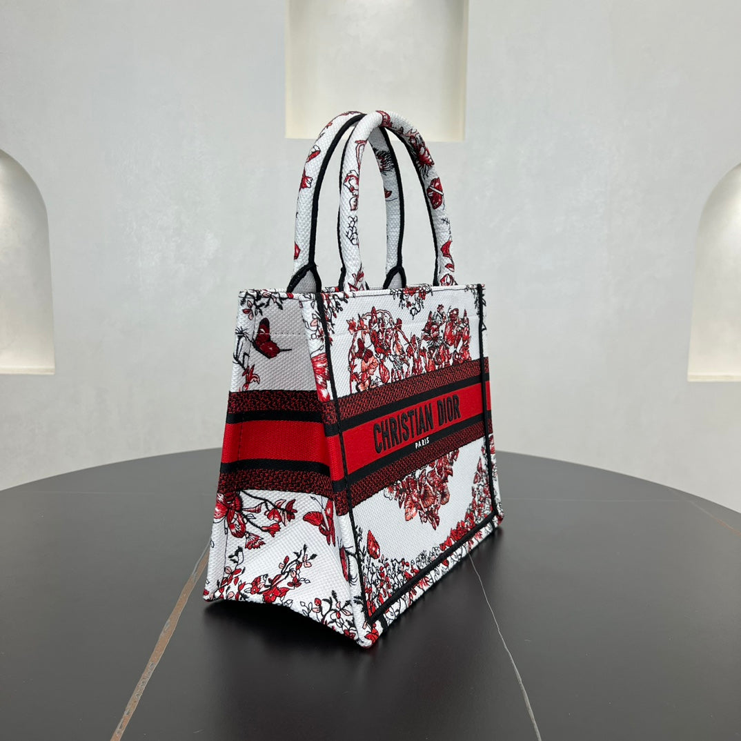 26cm small tote old flower handheld shoulder bag 280626