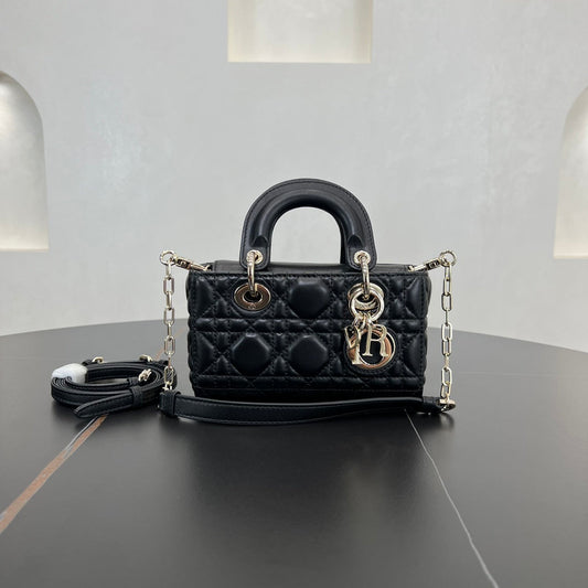 lady d joy 16cm black cross shoulder bag 278367