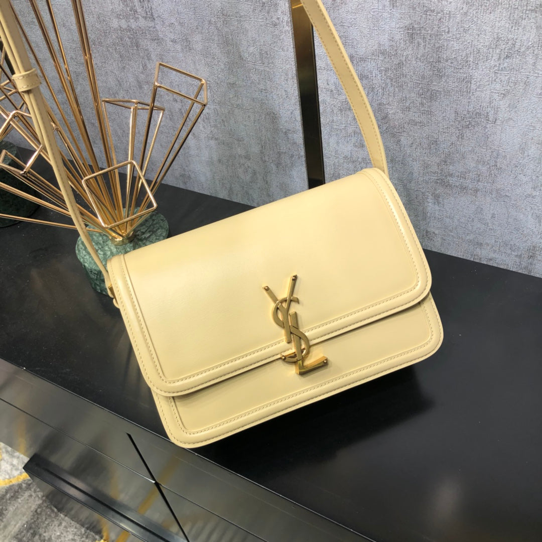 YSL 23cm Apricot Medium Cross Shoulder Bag 634305