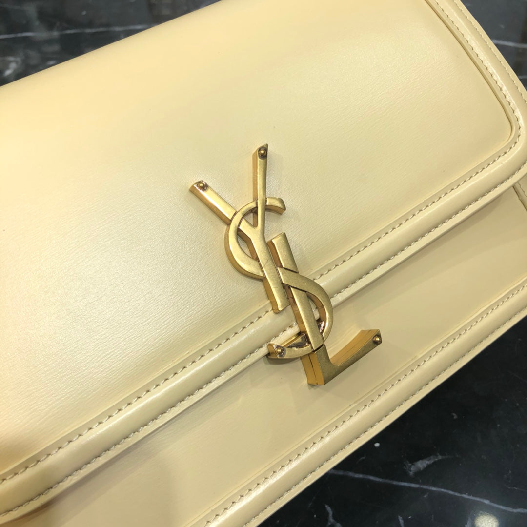 YSL 23cm Apricot Medium Cross Shoulder Bag 634305