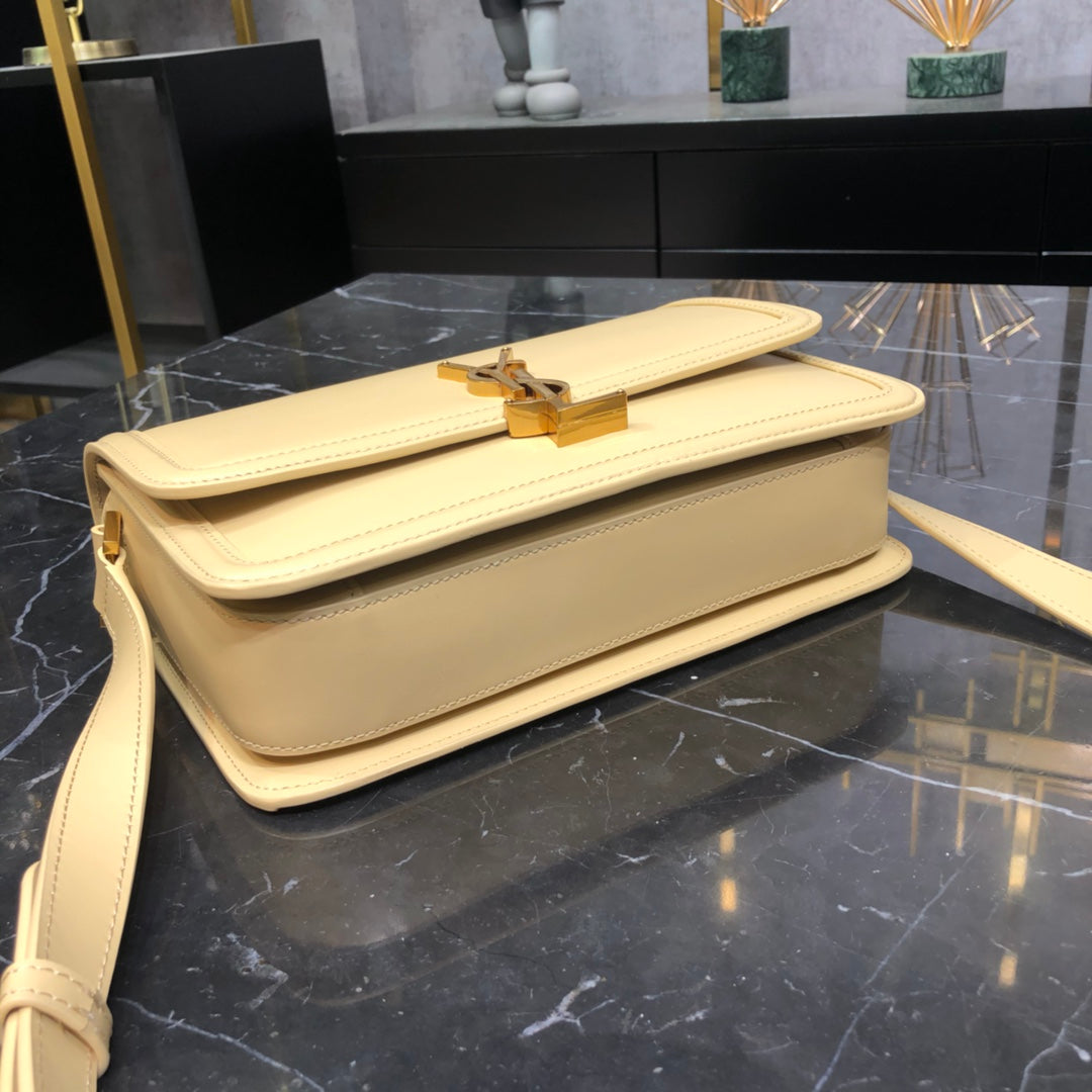 YSL 23cm Apricot Medium Cross Shoulder Bag 634305