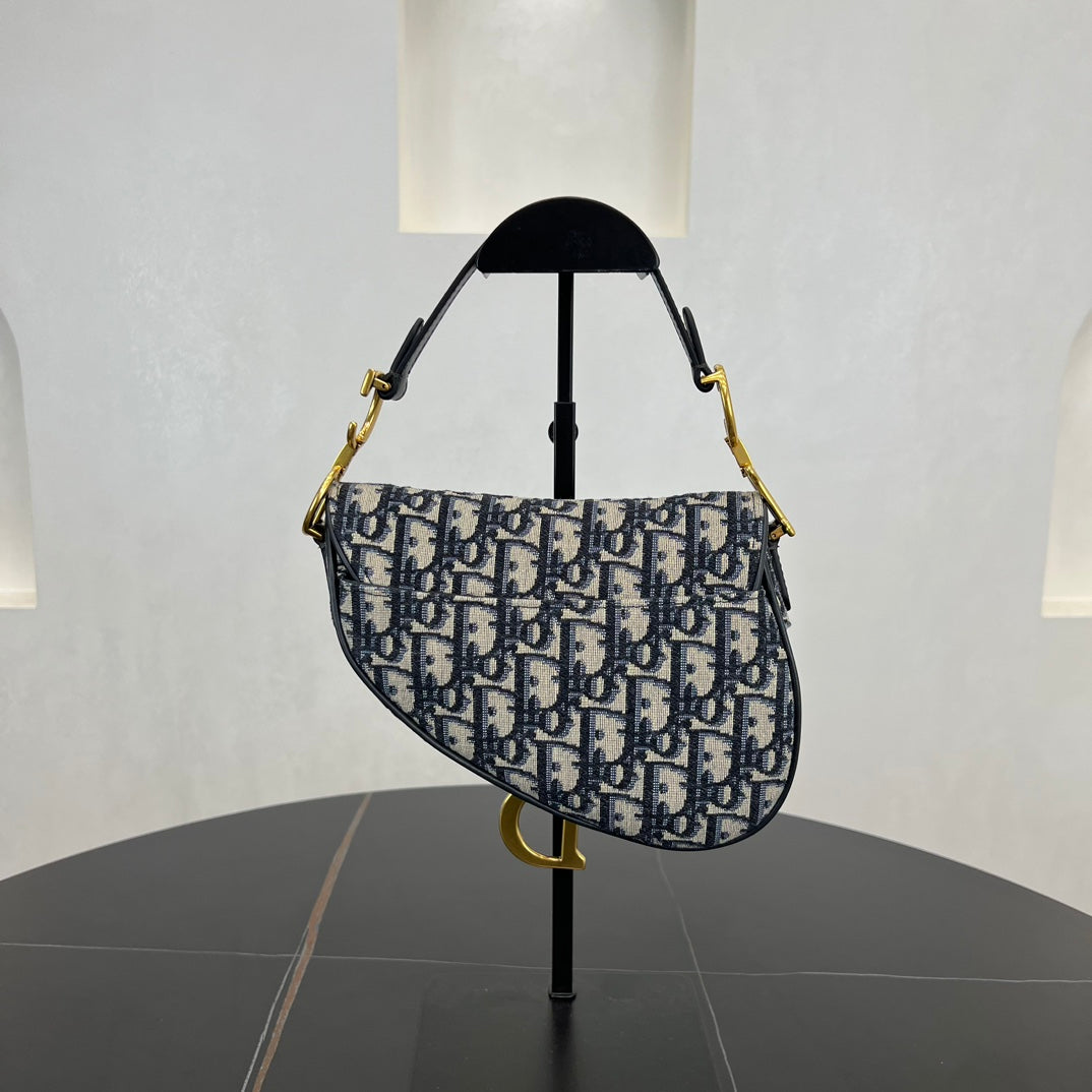 21cm saddle blue oblique saddle handbag 279218