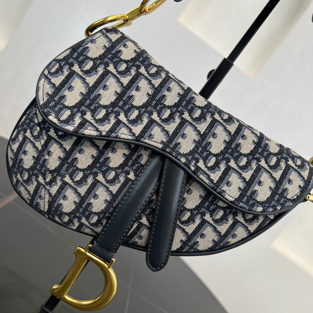 21cm saddle blue oblique saddle handbag 279218