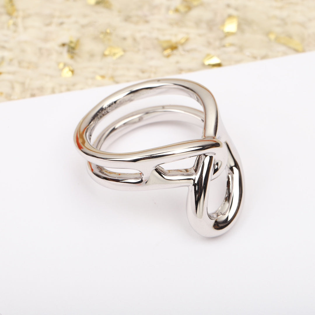 Geometric Irregular Pig Nose Ring JZA127