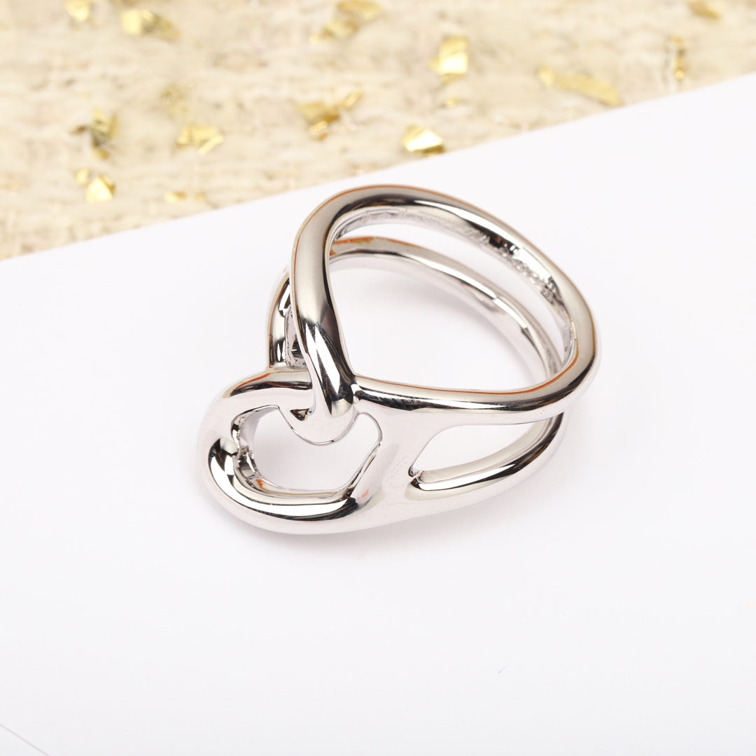 Geometric Irregular Pig Nose Ring JZA127