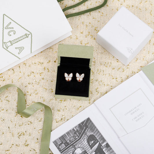 pearl white mother of pearl butterfly earrings eha794