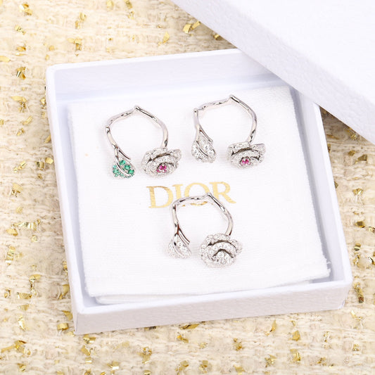 do 12 rose silver ring jza130