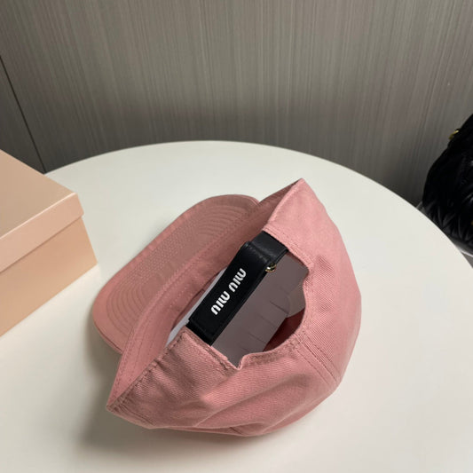 pink duckbill cap canvas baseball cap mza74
