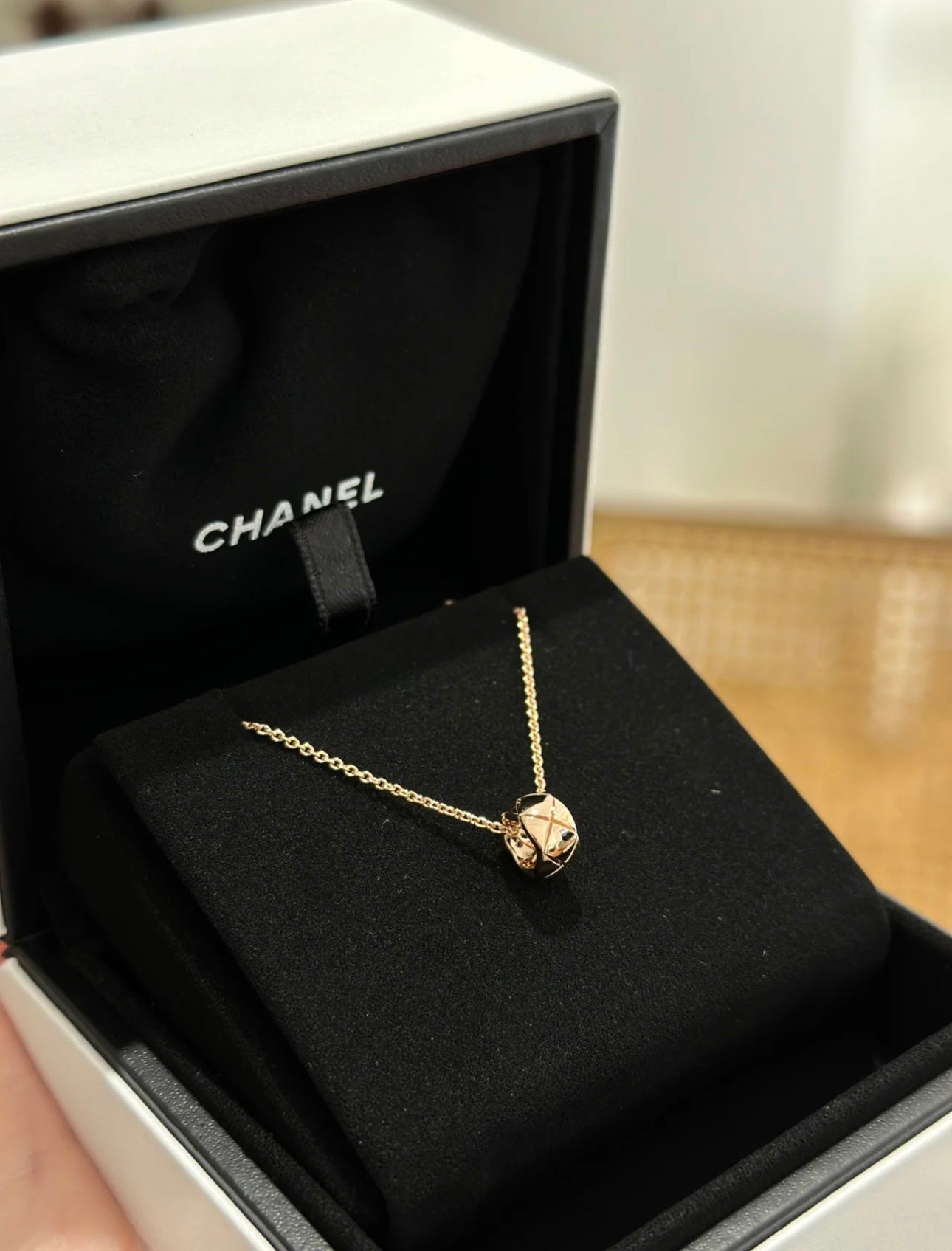 CHA diamond gold necklace XLA269