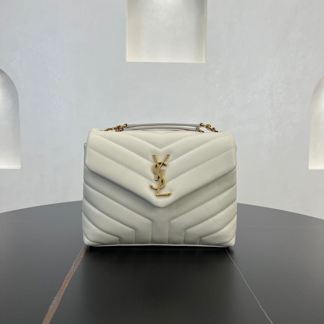 Lou Lou 23cm Milk White Cross Shoulder Bag 494699