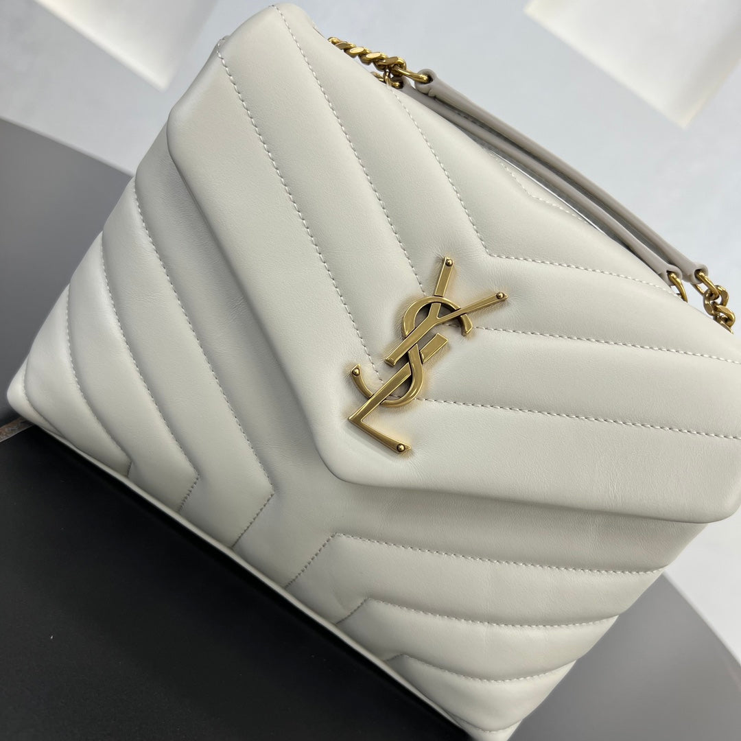 Lou Lou 23cm Milk White Cross Shoulder Bag 494699