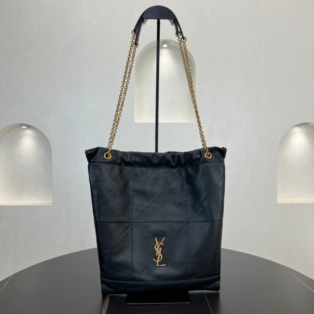 YSL 38CM CASSANDRE Black Stray Shoulder Bag 781666