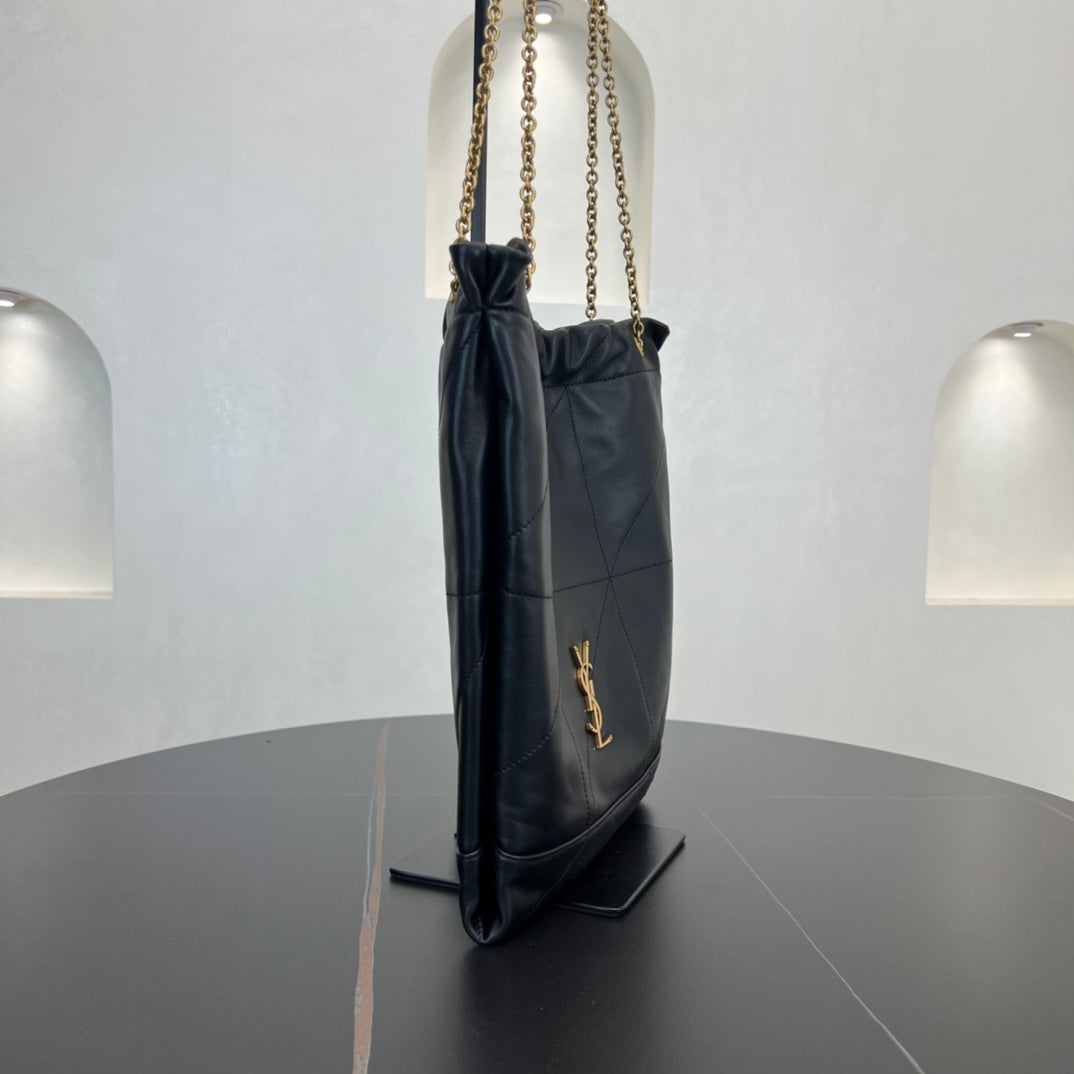 YSL 38CM CASSANDRE Black Stray Shoulder Bag 781666