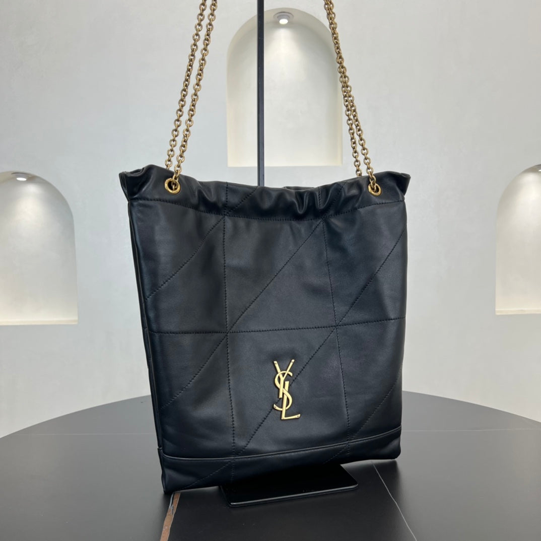 YSL 38CM CASSANDRE Black Stray Shoulder Bag 781666