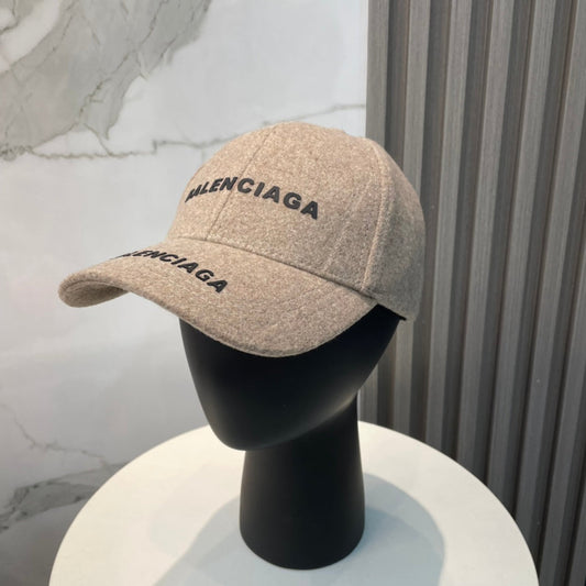 baienciaga autumn winter new wool baseball hat mza72