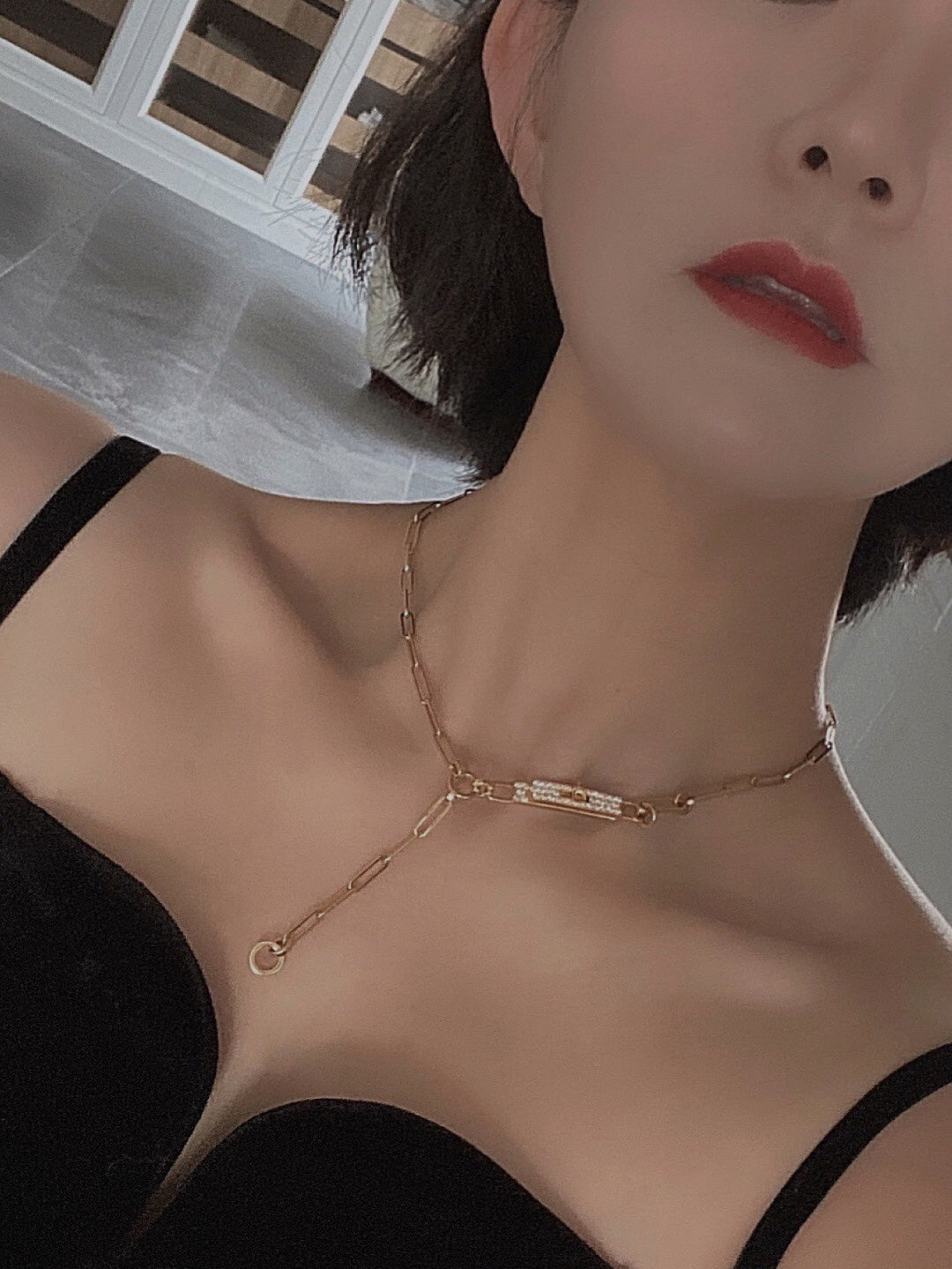 H kely rose gold necklace XLA372