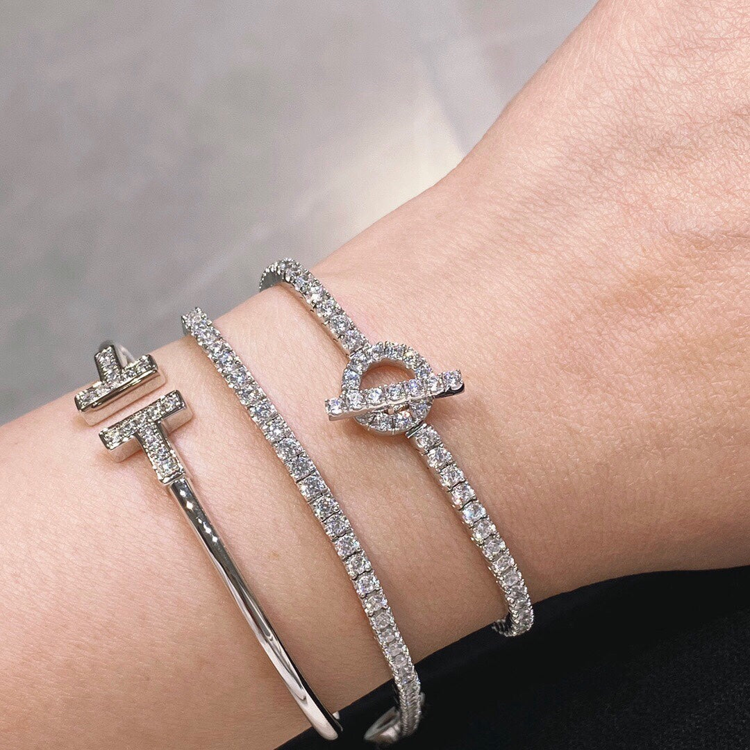 finesse anchor chain silver bracelet sla154