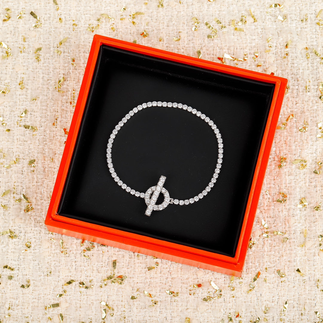 finesse anchor chain silver bracelet sla154