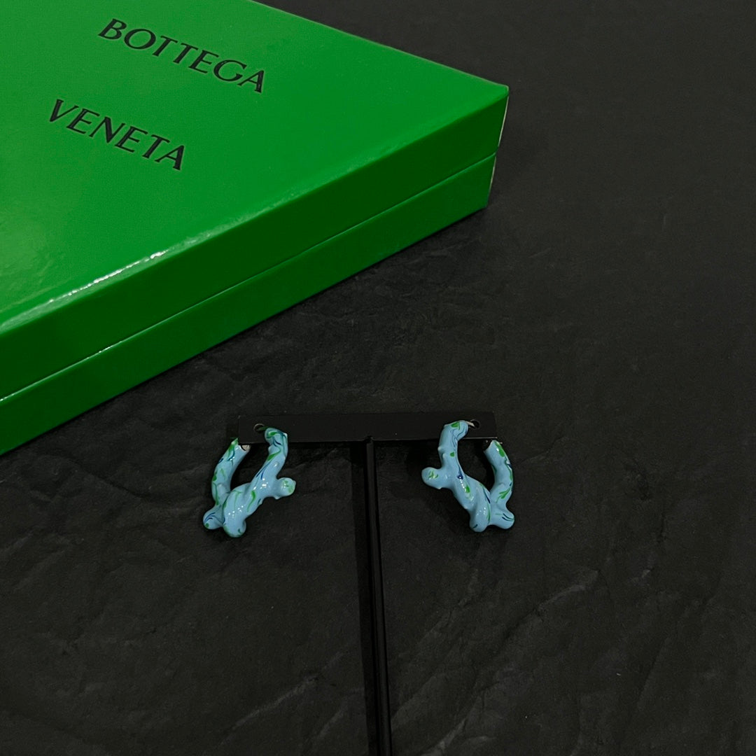 bv green fashion knot earrings eha538
