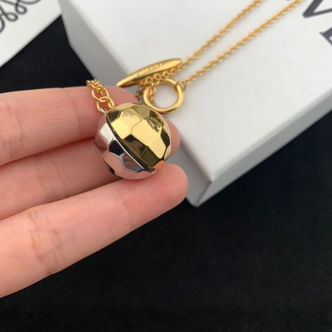 luo yiweis yellow gold earring necklace eha805 xla476