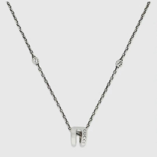 GG Wrapped Horsebit Series Horseclip Necklace XLA398